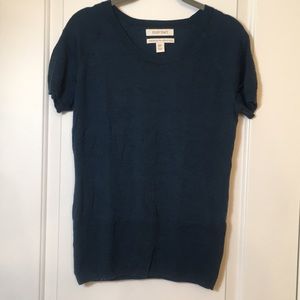 Dark teal merino wool top - SO soft!